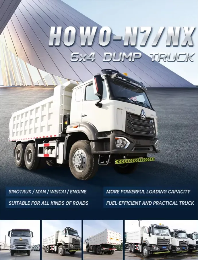 HOWO 6×4 Cargo Used Dump Truck Efficient Unloading and Customized Options Available