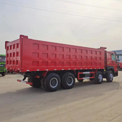 Used Delong 8X4 Handed Heavy Tipper Truck Commercial Dump Truck for Sale