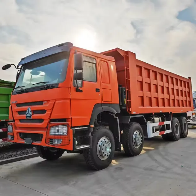 Cheap Price HOWO 8X4 400HP Heavy Duty Dump Truck for Cement Hauling