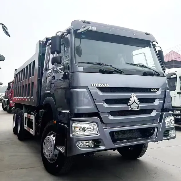 HOWO 10 Wheels Used Dump Truck 371HP Heavy Duty Export