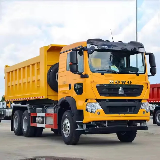HOWO 10 Wheels Used Dump Truck 371HP Heavy Duty Export