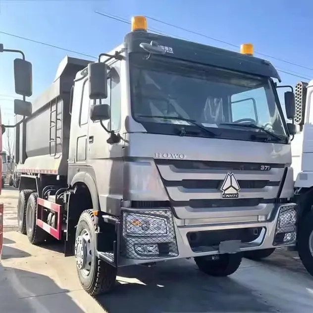 HOWO 10 Wheels Used Dump Truck 371HP Heavy Duty Export