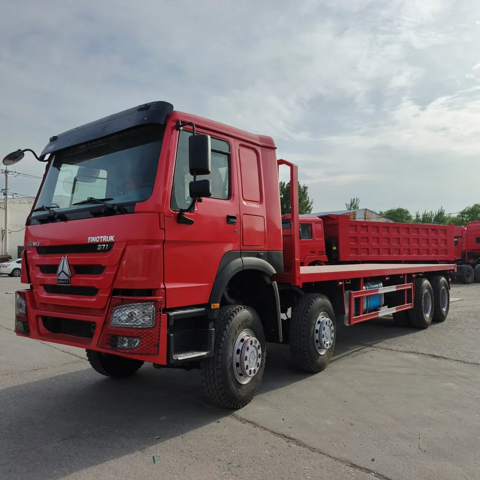 Sinotruk/HOWO/Shacman/Dongfeng 6X4/8X4 Heavy Duty 10-12 Wheel Dumper Tipper Cargo Trailer Freight Flatbed Dump Truck for Mining