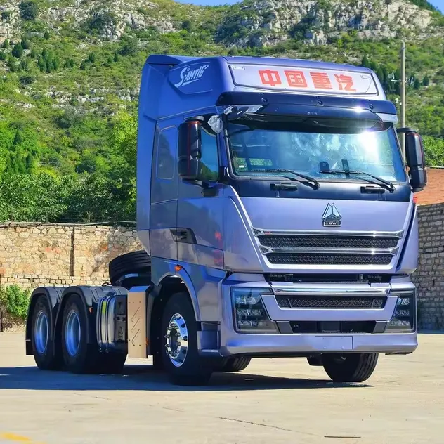 Heavy Duty 6X4 Prime Mover 375HP Tractor Truck for Trailer Transport
