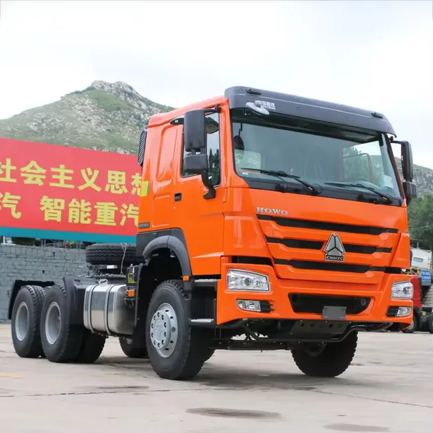 Heavy Duty 6X4 Prime Mover 375HP Tractor Truck for Trailer Transport